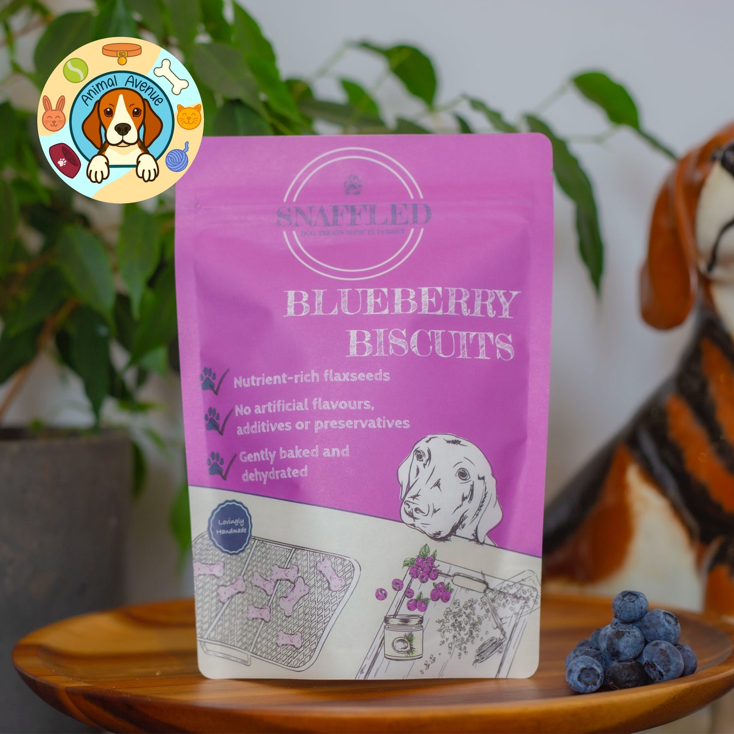Snaffled Blueberry Biscuits 100g