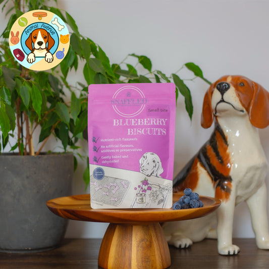 Snaffled Blueberry Biscuits Small Bite 100g