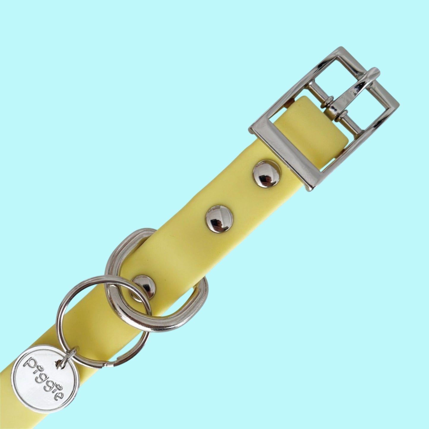 Piggie Waterproof Collar Yellow