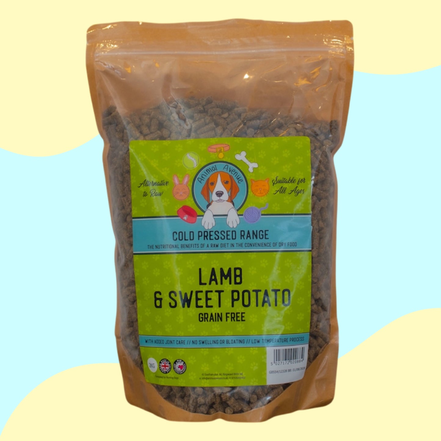 Animal Avenue Cold Pressed Lamb & Sweet Potato 2kg
