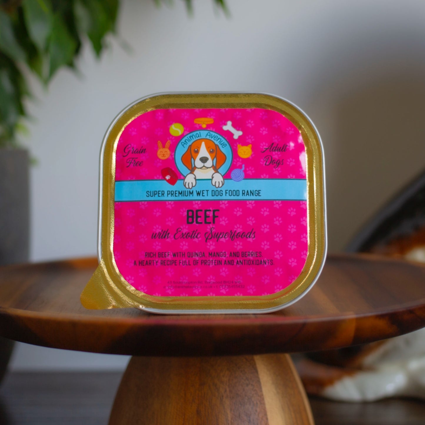 Animal Avenue Freshly Served Beef Wet Food