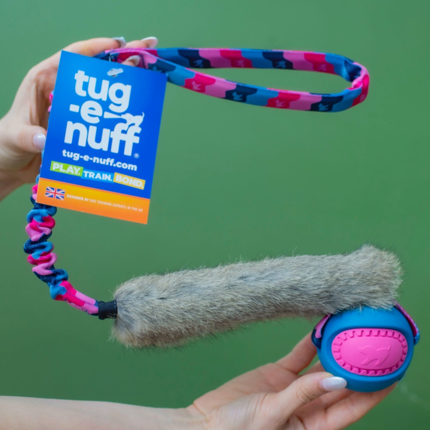 Tug-e-nuff Wondabunny PowerBall Bungee Tug