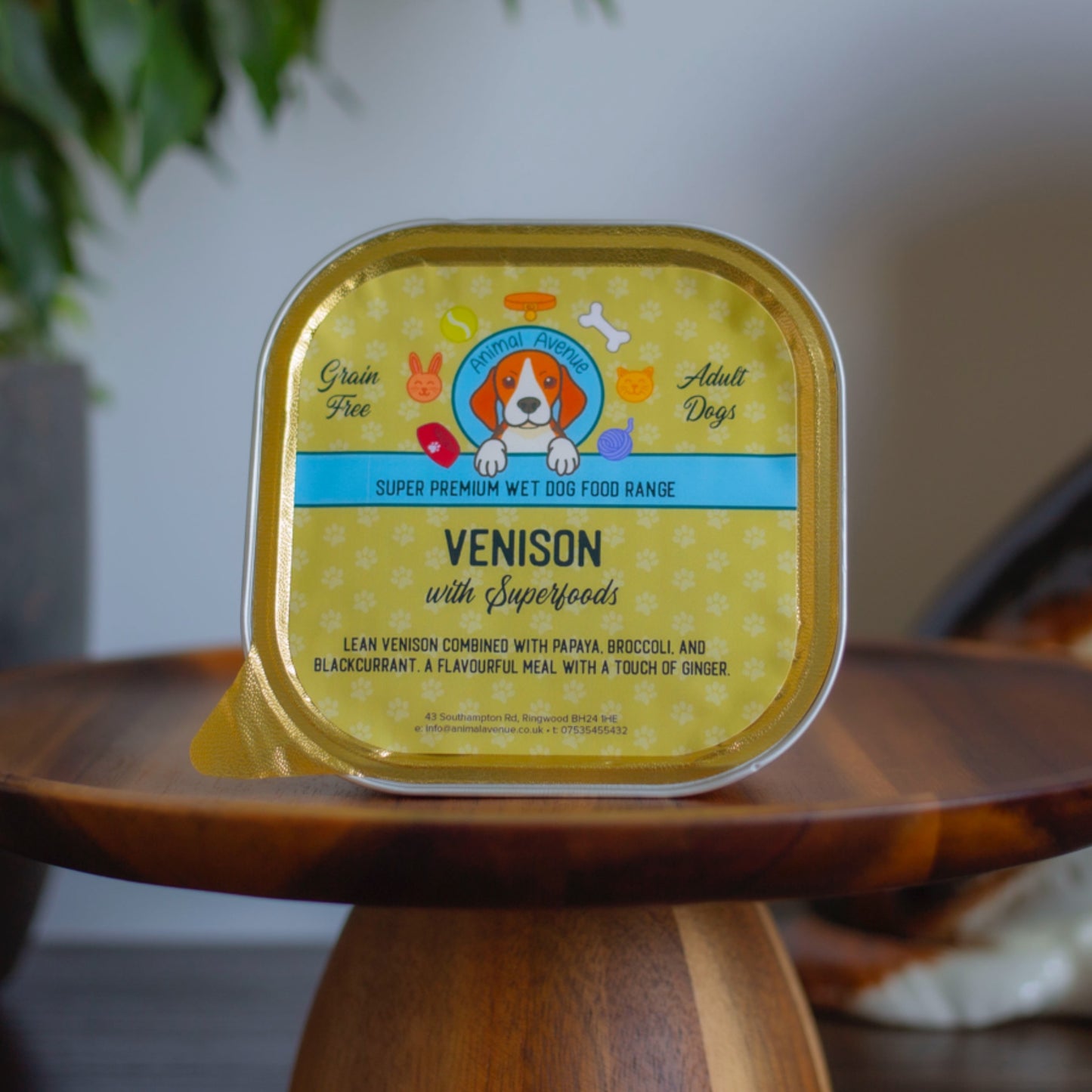 Animal Avenue Freshly Served Venison Wet Food
