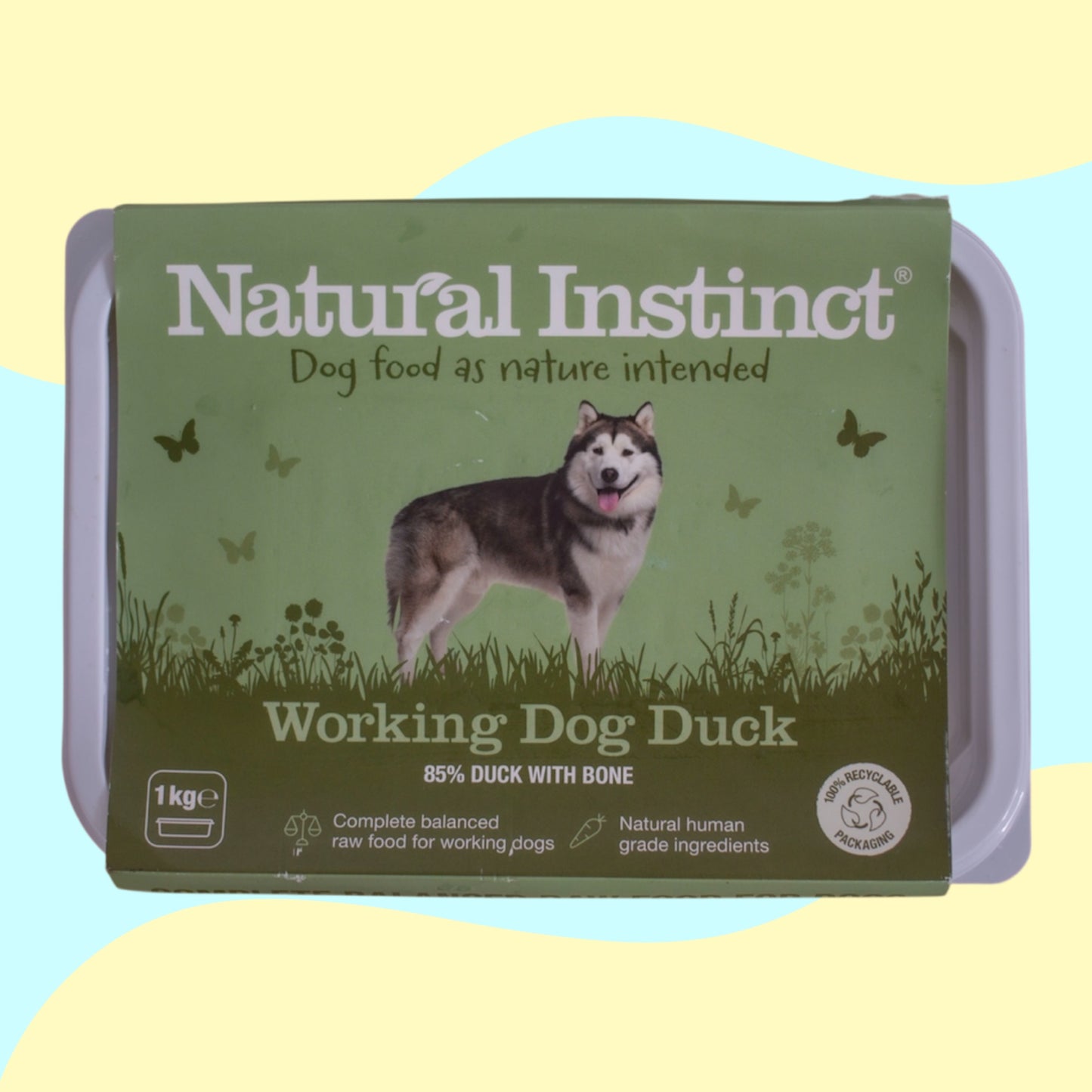 Natural Instinct Working Dog Duck 1kg