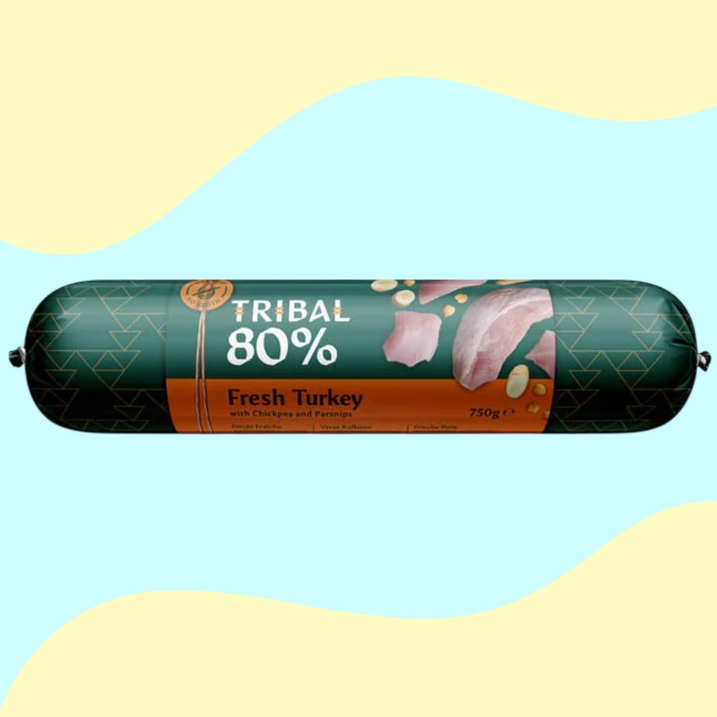 Tribal 80% Gourmet Sausage Fresh Turkey 750g
