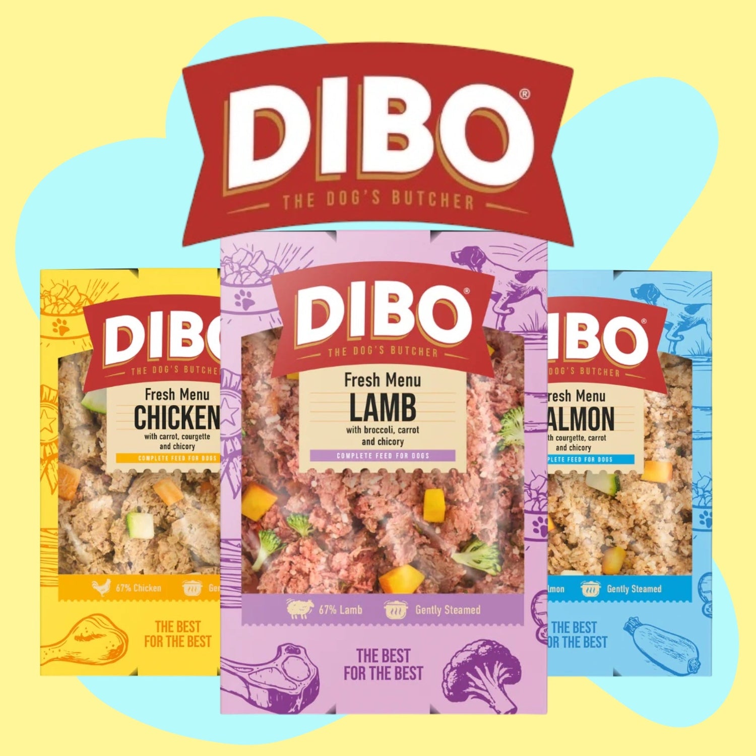 Dibo's Cooked Frozen Dog Food
