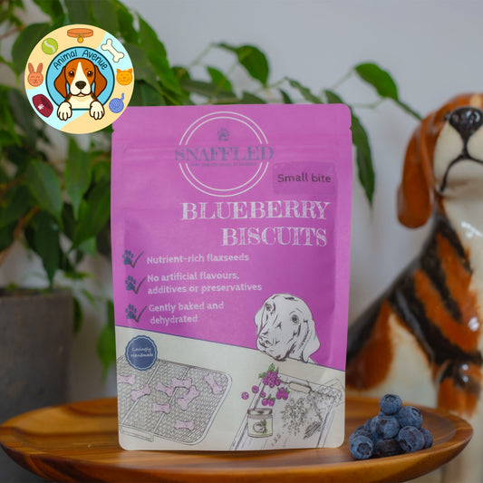 Snaffled Blueberry Biscuits Small Bite 100g