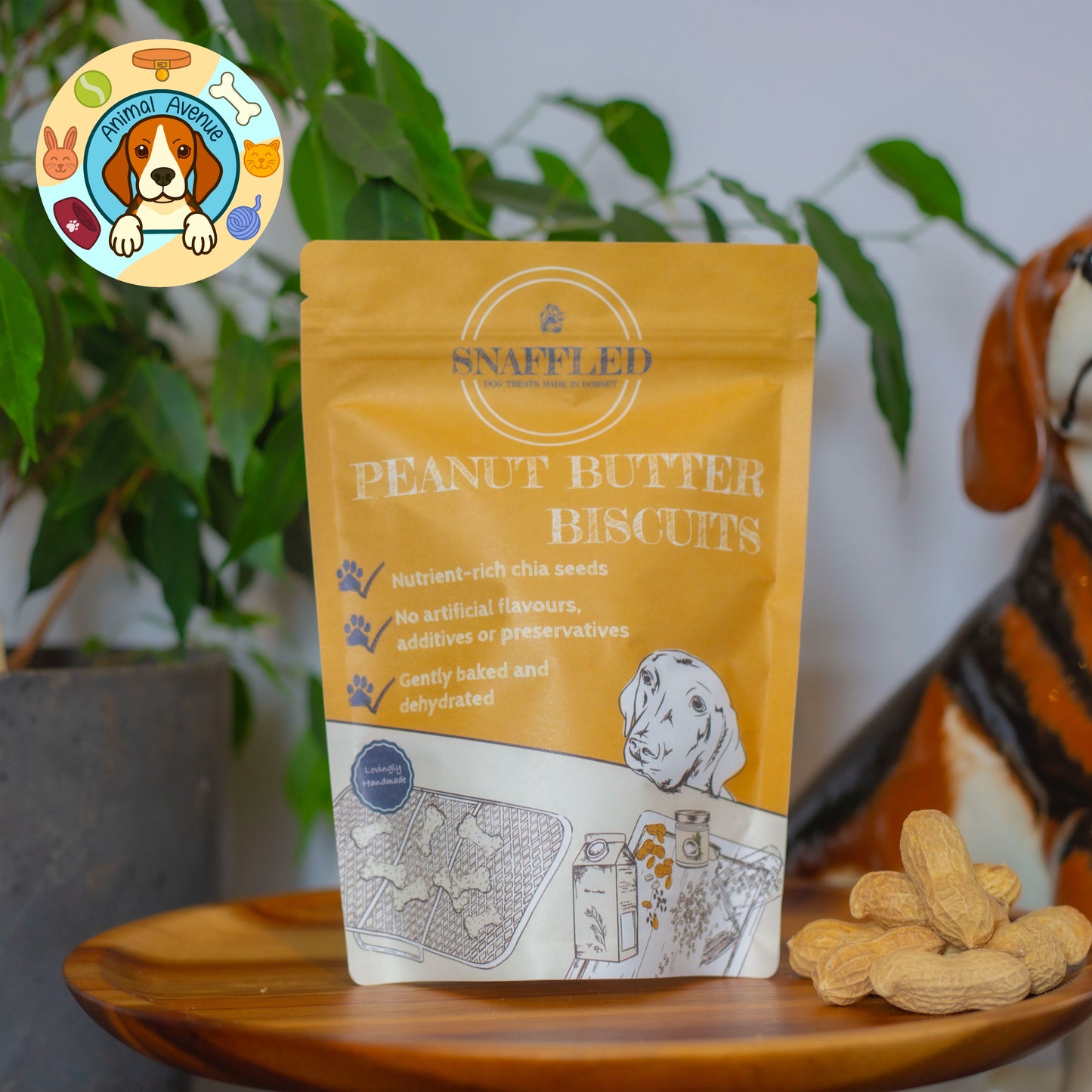 Snaffled Peanut Butter Biscuits 100g