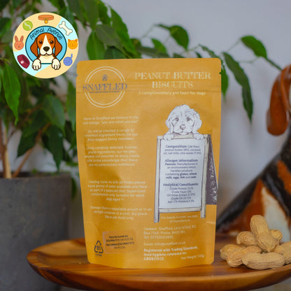 Snaffled Peanut Butter Biscuits Small Bite 100g