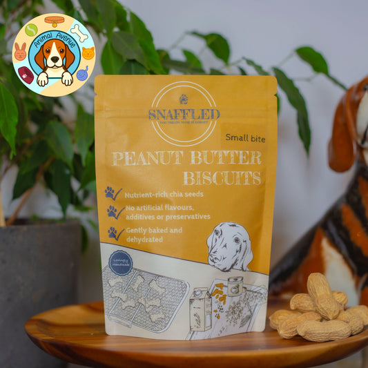 Snaffled Peanut Butter Biscuits Small Bite 100g