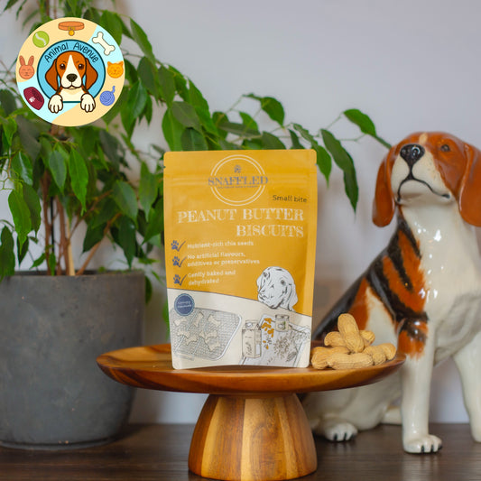 Snaffled Peanut Butter Biscuits Small Bite 100g