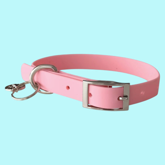 Piggie Waterproof Collar Pink