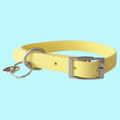 Piggie Waterproof Collar Yellow