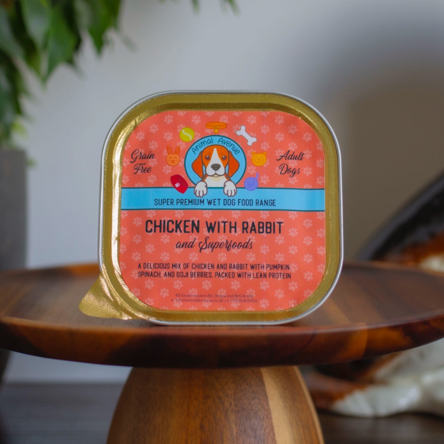 Animal Avenue Freshly Served Chicken & Rabbit Wet Food