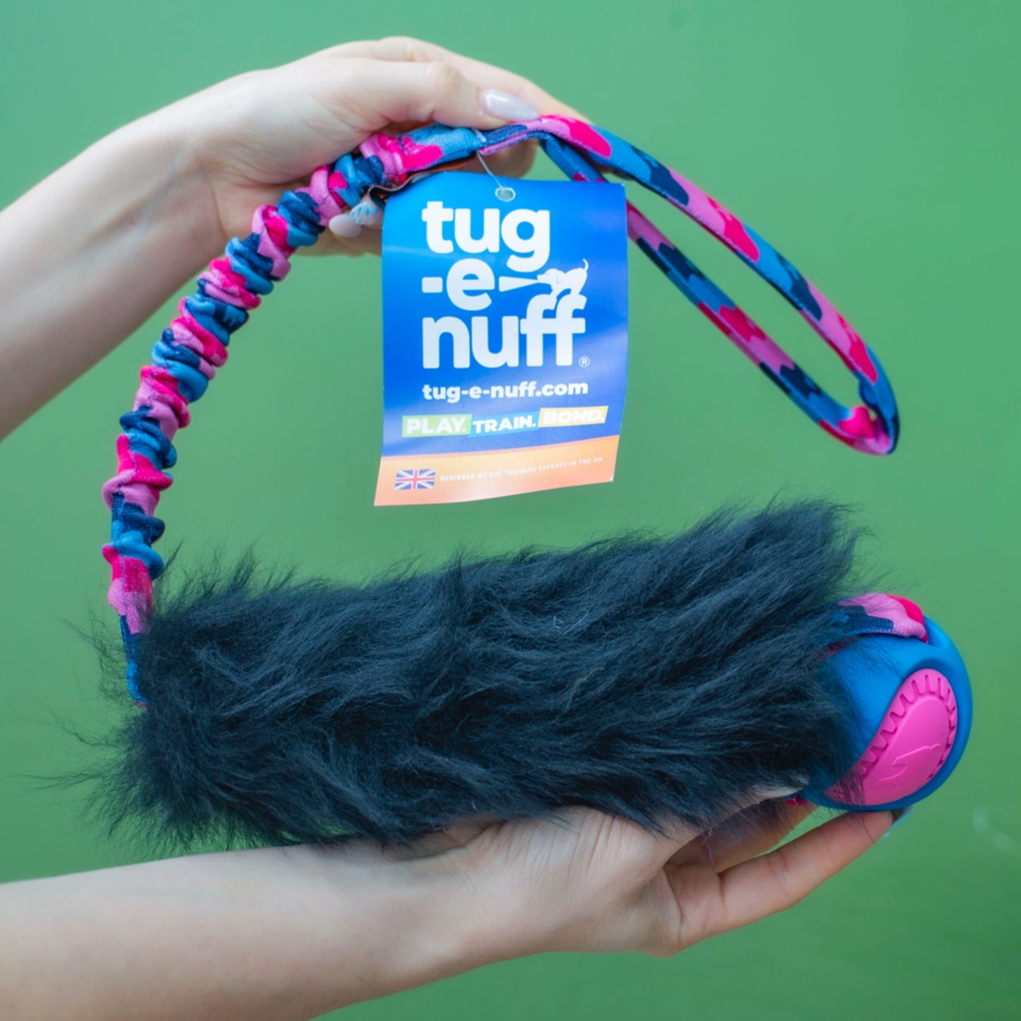 Tug-e-nuff WondaBaa PowerBall Sheepskin Bungee
