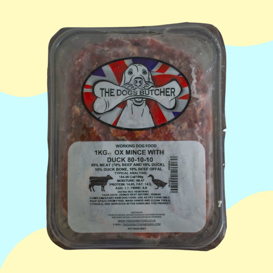 Dogs Butcher OX With Duck 1kg