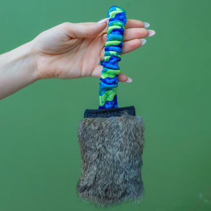 Tug-e-nuff Rabbit Skin Pocket Bungee Squeaker