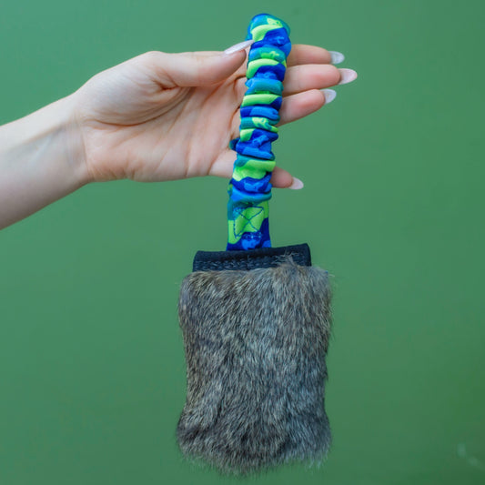 Tug-e-nuff Rabbit Skin Pocket Bungee Squeaker