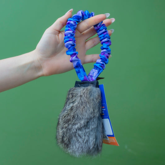 Tug-e-nuff Rabbit Skin Pocket Bungee Squeaker