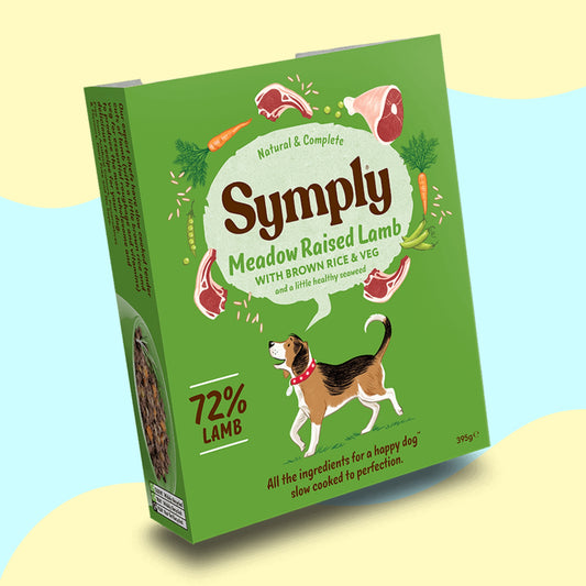 Symply Meadow Raised Lamb & Brown Rice Tray 395g