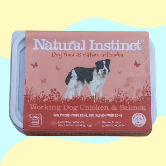 Natural Instinct Working Dog Chicken & Salmon 2x500g