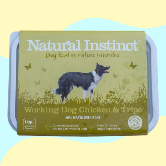 Natural Instinct Working Dog Chicken & Tripe 1kg