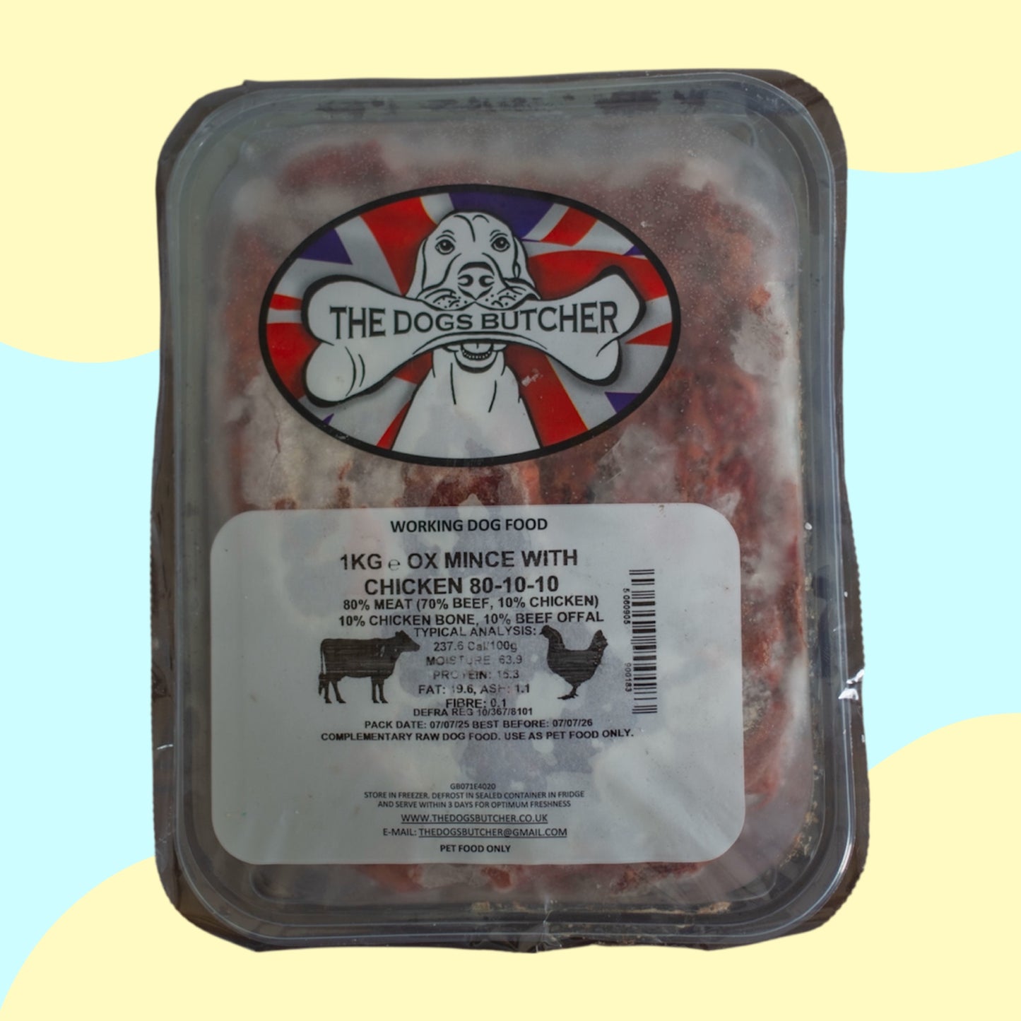 Dogs Butcher OX With Chicken 1kg