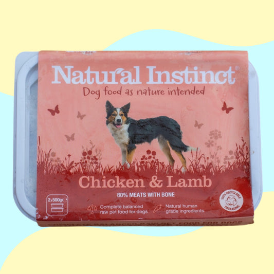 Natural Instinct Chicken & Lamb 2x500g