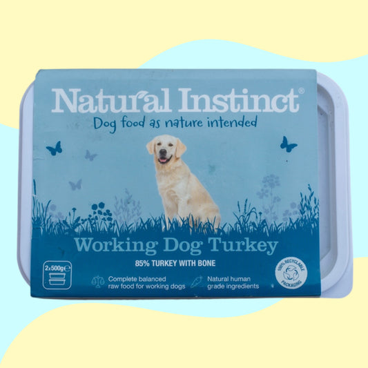 Natural Instinct Working Dog Turkey 2x500g