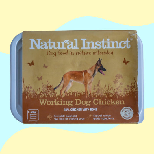 Natural Instinct Working Dog Chicken 2x500g