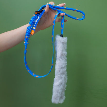 Tug-e-nuff Faux Fur Bungee Chaser Tug Toy